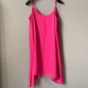 Hot Pink BCBG flowy Dress!